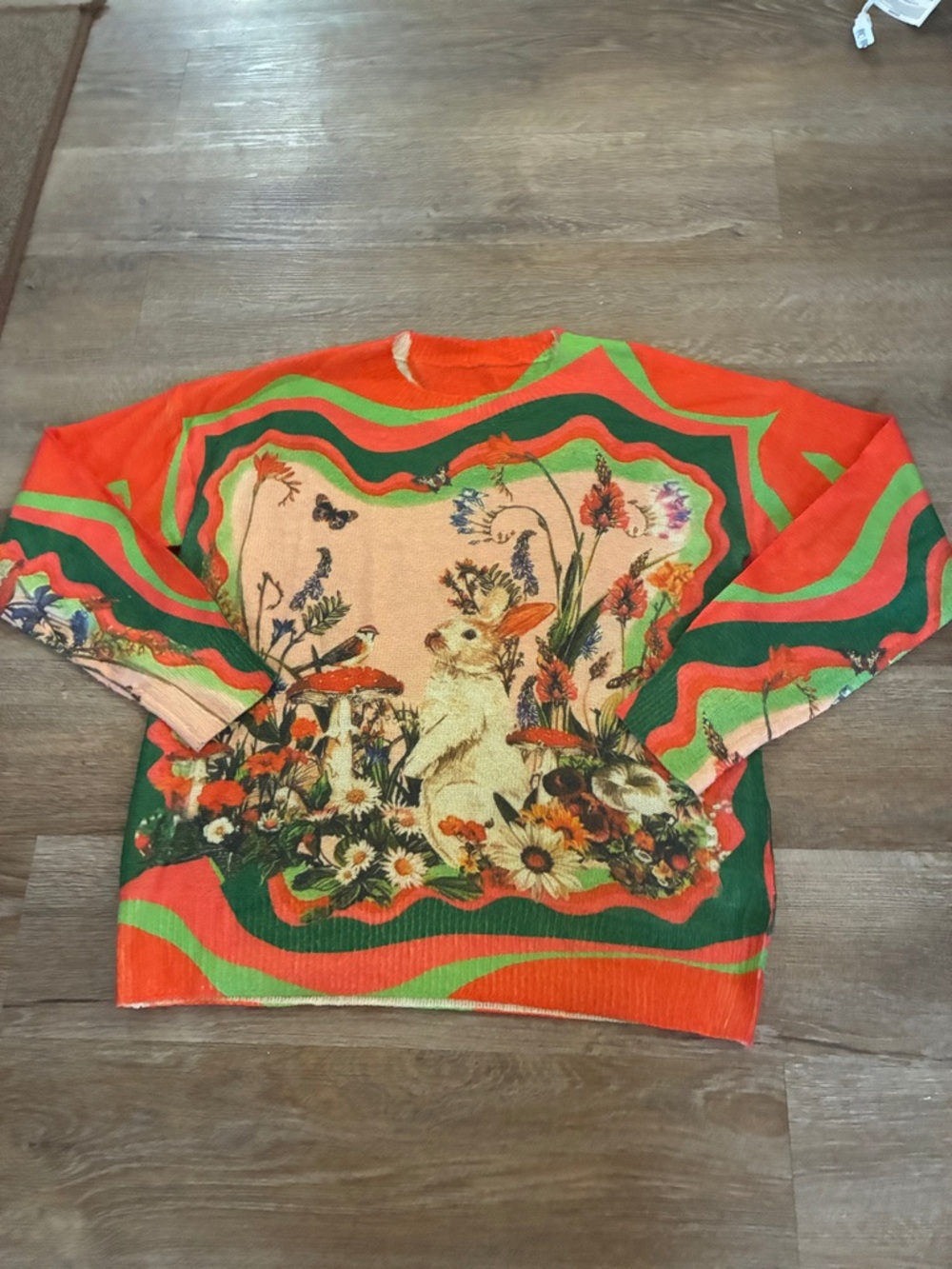 Whimsical Bunny sweater